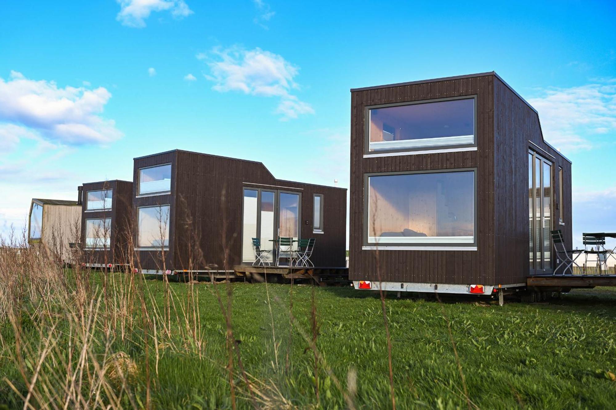 Tiny House Nature 16 Zur Meerseite - Green Tiny Village Harlesiel Carolinensiel Dış mekan fotoğraf